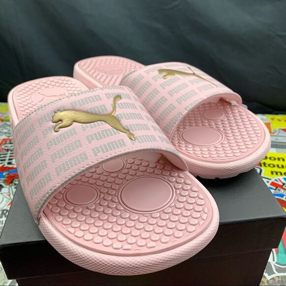 Puma Cool Cat Echo Logo Women’s Slides - Picture 4 of 9